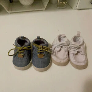 Two baby boy soft shoes for age 12-18 months